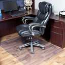 Dimex Clear Office Chair Mat for Hard Floors 46" x 60" Rectangle Vinyl Floor Protector for Wood, Tile, Vinyl & Laminate, Smooth Glide