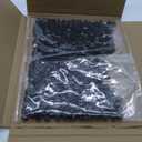 500PCS Acrylic Black 13mm Star Beads Pony Beads Large Hole for Jewelry Making Bracelets Necklaces Earrings Key Chains DIY (Black)