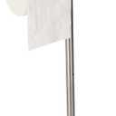 Tofix Freestanding Toilet Paper Holder with Shelf and Tray, Stainless Steel Base, Brushed Nickel