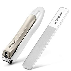 MR.GREEN Nail Clippers Anti Splash Fingernail Cutter Stainless Steel Manicure Tools Nail