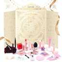 Glam Code Makeup Advent Calendar, 24 Days Beauty Birthday Gift Set for Teen Girls - Birthday Countdown Calendar Beauty & Cosmetics Holiday Surprise Make Up Gift Kits