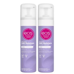 eos Shea Better Shave Cream Lavender, Shea Butter, Aloe Vera, Moisturizing, Shaving Cream for Women, eos Shave Cream, 7 fl oz, 2Pack