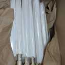 Aodaer 50 Pack 33 Inches Paper Umbrellas for Wedding Chinese Japanese Parasol Paper Decorative Oiled Umbrella DIY Painting Crafts for Bridal Party Decor Photography Props, White