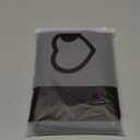 MIULEE Short Sheer Curtains 30 Inch Length for Kitchen Bathroom Cafe Half Window Treatment, Rod Pocket Tier Curtains 2 Panels, 29x30 Inches Long, Dark Grey