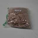 VERWIN Sequins Fashion Sleeveless Oblique Collar Mermaid Women's Maxi Dress Bodycon Dress Party Dress (Large, Camel)