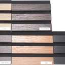 NeatiEase Wood Panels for Wall Color Samples Pack, Soundproof Wood Slat Wall Panel for Interior Wall Decor Noise Cancelling