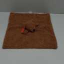 Baby Dark Brown Teddy Bear Soft Stuffed Animal Security Blanket, Plush Bear Character Lovey Blanket, Baby Shower/Nursery Gift, Newborn Infant Toddler Snuggle Blankie for Boys Girls, 14 Inches