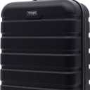 Wrangler 20" Hardside Spinner Carry-On Luggage, Black, 22-inch