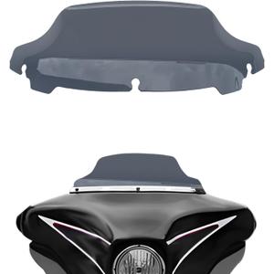 Smoke 7" Windshield Windscreen Compatible for Harley Davidson Touring Electra Glide Street Glide 2014 2015 2016 2017 2018 2019 2020 2021 2022