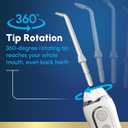 Waterpik Cordless Advanced 2.0 Water Flosser For Teeth, Gums, Braces, Dental Care With Travel Bag and 4 Tips, ADA Accepted, Rechargeable, Portable, and Waterproof, White WP-580