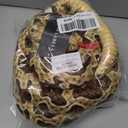 Clobeau 78 Inch Brown Snake Stuffed Animal, Lifelike Plush Snake Toy, Soft Stuffed Snakes Plush for Valentines Halloween Birthday Present Party Prank Prop, Stuff Reptile Animal Snakes Toys for Kids