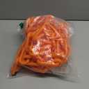 Battery Operated Plastic Chain String Lights for Halloween Decorations, 5 Feet Props Chains with Orange Lights, for Halloween Party Creepy Costumes Accessories Cosplay Spooky Decorations