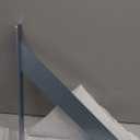 2"W x 16"D x 16"H Traditional Steel Bracket, Hammered Light Blue