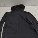 Sejuani Men's UPF 50+ Light Jacket Full Zip Sun Protection Hoodie Long Sleeve Sun Shirts for Men Hiking Fishing Zip Pockets, S, Black