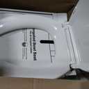 KOHLER 4636-RL-0 Cachet ReadyLatch Elongated Slow Close Toilet Seat, Soft Close Toilet Seat Quiet Lid, Contoured Grip-Tight Bumpers Installation Hardware, Apartment Essentials, White