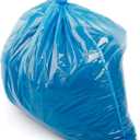 Ultrasac 10 Gallon 0.9 MIL Blue Drawstring Trash Bags - 16.5" x 28.5" - Pack of 108 - Fits simplehuman D