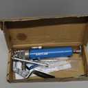 KRETLAW Mini Grease Gun (3000PSI) with 3oz Cartridge Grease and 12'' Flex Hose, Grease Gun Coupler, Grease Injector Needles, Marine
