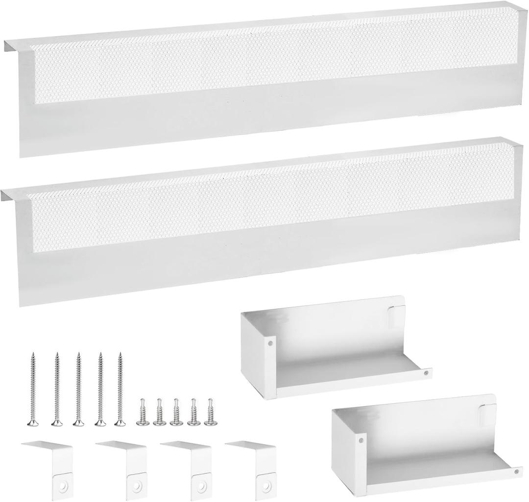 Baseboard Heater Cover, Adjustable Length from 3FT to 6FT, Including Left and Right End Covers, High Carbon Steel, Total Length of 6FTEasy Installation
