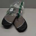 MCTi Kids Mittens Waterproof Winter Ski Warm Sherpa Lined Long Cuff with String (Small, Grey)