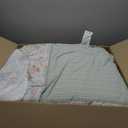 Laura Ashley - Queen Comforter Set, Reversible Cotton Bedding with Matching Shams & Bedskirt, Stylish Home Decor for All Seasons (Harper Sage, Queen)