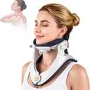 Neck Stretcher Cervical Traction Device - Adjustable Lightweight Neck Support Brace for Cervical Spine Decompression,Pain Relief Neck Decompression Tension Relief, FSA Eligible HSA Eligible