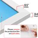 LaVie Home 12x18 Picture Frame for Wall Display, 12x18 White Picture Frame with HD Plexiglas, 12 x 18 Poster Frame 2 Pack, Display Frame for Vertical or Horizontal, Classic Collection