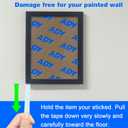 ADY Double Sided Tape for Walls Removable Heavy Duty 1in x 20ft, Mounting Tape No Nail Drilling,Picture Hanging Adhesive Strips Damage Free for Rent Room, Poster Stick Tape