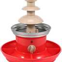 Amazon.com: Abizarch Electric Chocolate Fountain with Removal Serving Tray 3 Layer Chocolate Fountain Machine Stainless Steel Chocolate Fondue Fountain Fun Chocolate Melting Fountain 17oz Capacity for Fruits Part : Home & Kitchen