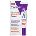 CeraVe Vitamin C Serum for Face with 10% Pure Vitamin C, Hyaluronic Acid & 3 Essential Ceramides, Skin Brightening Antioxidant Serum, Hydrates & Improves Skin Tone & Texture, Fragrance-Free, 1oz