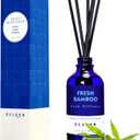 Xcleen Reed Diffuser, Fresh Bamboo Scented Diffuser with Sticks, Home Fragrance Aromatherapy Oil Diffuser for Bathroom Office Decor (3.7 Ounce)