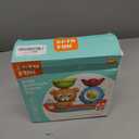 Baby Bath Toys Toddlers 1-3 Bear Kids Bath Tub Toys with 2 Turtle Swimming Wind up Water Toys & 3 Floating Boat Bathtub Toys for Infants Boys Girls 18+ Months Gifts Box Set