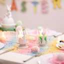 Sziqiqi Pillar Candle Holders for Easter - Bunny Decorations for Tealights Rabbit Candle Holder for Table Centerpieces Distressed White Easter Gifts for Family Party Events