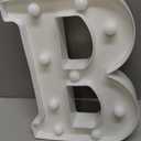 Light Up Letters, Led Letter Lights 26 Alphabet, Decorative Lighted Letter, Battery Powered Led Marquee Letters for Party, Bar, Night Light, Home Decor(B)