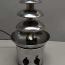 4 Tier Chocolate Fountain Party Fountain, Stainless Steel Electric Chocolate Fondue Fountain Machine for Birthday Party Wedding