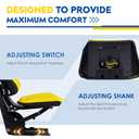 Universal Tractor Suspension Seat With Tilt for John Deere 5200 5210 5300 5310, Yellow