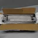 TigerParty Clothes Rack for Hanging Clothes, Sturdy Stainless Steel Clothing Rack, Extendable & Adjustable Rolling Garment Rack with Wheels for Bedroom Laundry Living Room