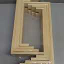 2 Set Large Wooden Tiered Riser Display Stands for Vendor Events,Stackable Perfume Organizer Cologne Stand for Men Women,Wooden Cupcake Dessert Stand,Wood Dessert Table Display Set,Food Display Risers for Party12-11.2-10.4-9.6IN