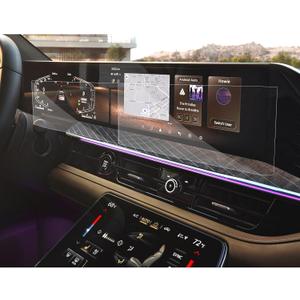 SXCY 4PCS for 2025 Infiniti QX80 Screen Protector [GPS 14.3 In+Dash 12.3 In] for 2025 Infiniti QX80 Accessories 2025 QX80 Screen Protector[4H Nano]