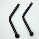 Karman Anti Tippers for S-100 Series Ergonomic Wheelchair, Black