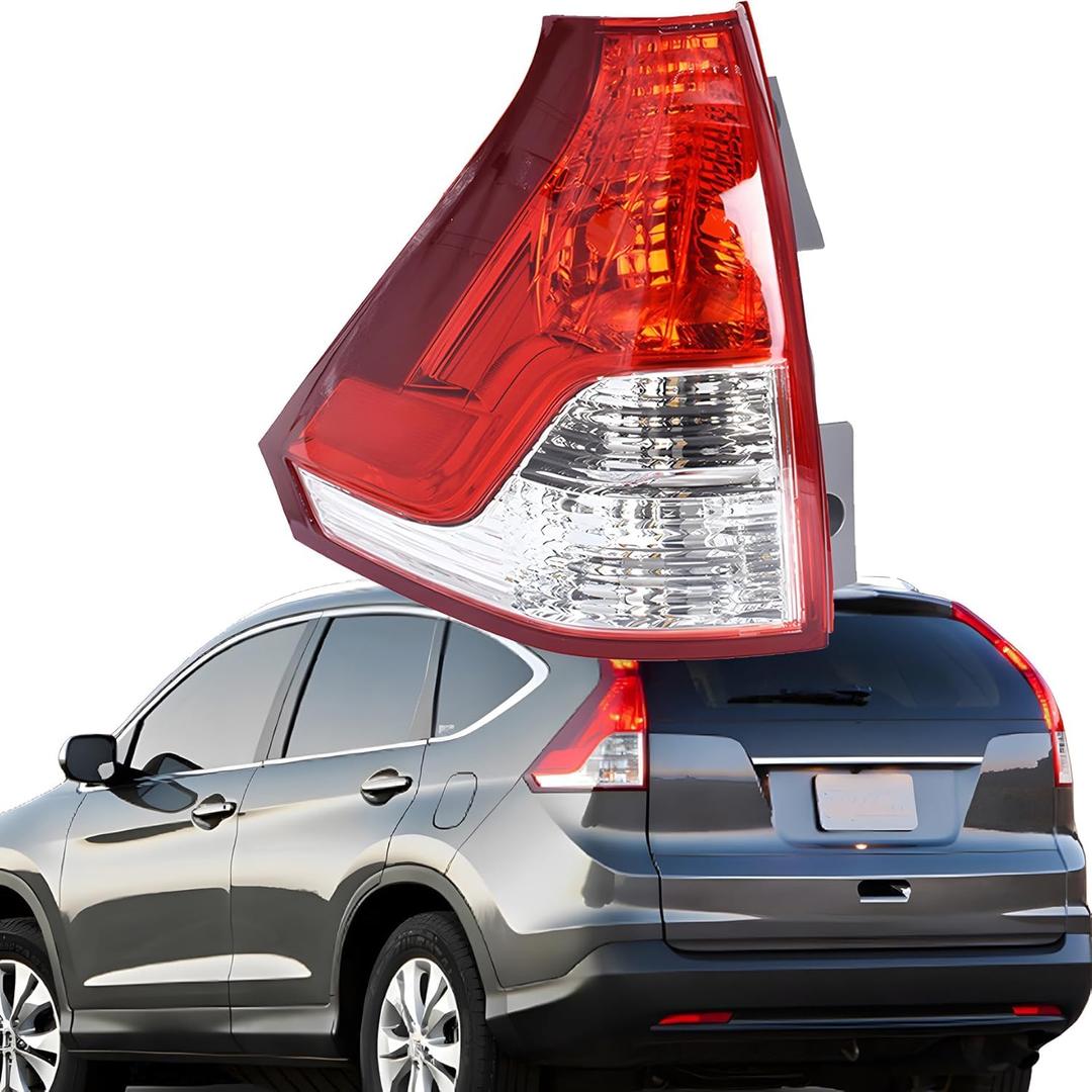 Silscvtt Replacement for Honda CRV 2012-2014 Tail Light Lamp Brake Rear Left Driver Side Outer 33550T0AA01 HO2800183