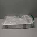 Snughome Dog Gate Indoor, 19.69" H Freestanding Dog Door Gates with Support Feet, Expands Up to 48" Wide Foldable Pet Gates for Doorways Hallways, 4 Panel Folding Pet Door Pet Fence for Puppy, White