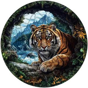 Wooden Puzzles for Adults, Wood Puzzles 200 Pieces, Irregular Animal Shaped Unique Wooden Jigsaw Puzzles, Creative Ghristmas Gift for Teenagers and Adults