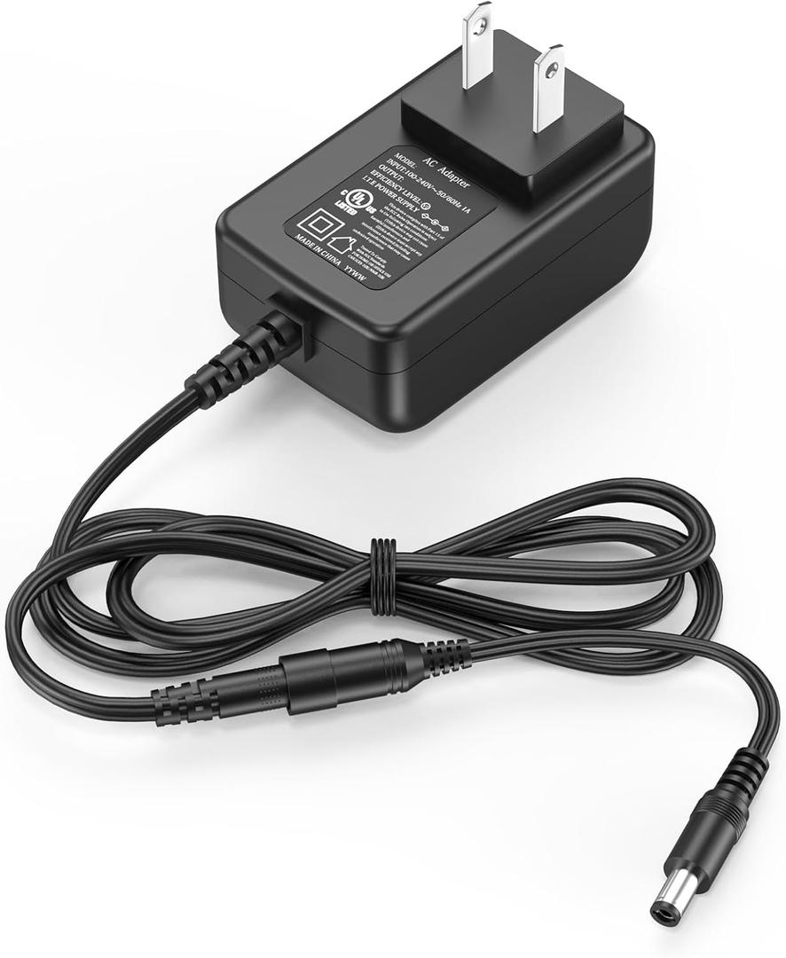 for Black Decker 7.2V Drill Charger Power Cord for Black & Decker 9099KC 9099KCB 9099KCB-VA BDC752 BDC752K FS9099 Cordless Drill, AC DC Power Adapter 6.5FT Charging Cable with UL Listed
