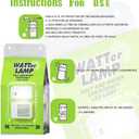Salt Water Lamp, 3 LED Survival Camping Lantern, 140H, No Batteries