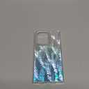 Cocomii - Rectangle Case Compatible with iPhone 14 Pro - Compatible with MagSafe, Real Mother of Pearl, Opalescent Seashell, Glossy, Magnetic Phone Case for iPhone 14 Pro 6.1 inch, Turquoise Beach