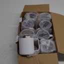 MEWAY 12oz Coffee Mug With Handle 8 Pack Bulk,Stainless Steel Insulated Travel Tumblers With Sliding Lid,Double Wall Vacuum Camping Cup for Hot & Cold Drinks Tea (White,Set of 8)