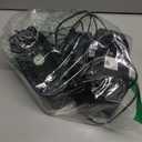 SOULION C30 Computer Speakers, USB Powered & 3.5 mm AUX Bluetooth Speakers for Desktop Monitor, LED Flame Lights & Easy-Control Pod, Gaming Speakers for Laptop Tablet Phone - Black