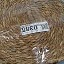 13 in Round Woven Placemats Plate Chargers Set of 12, Boho Farmhouse Rustic Woven Place Mats for Kitchen Dining Party Table Decor, Rattan Wicker Table Mats Jute Braided Chargers for Dinner Plates