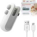 MINI BAG SEALER, Portable Food Storage Sealing Machine, 2 in 1 USB Charging Sealer, Precision Cutting, Heat Sealer (1, White)