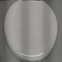 KOHLER Stonewood Quiet-Close, Elongated Toilet Seat Soft Close, Durable Wood, Easy Installation, Universal Fit, Home Essentials, White Finish, K-20466-0